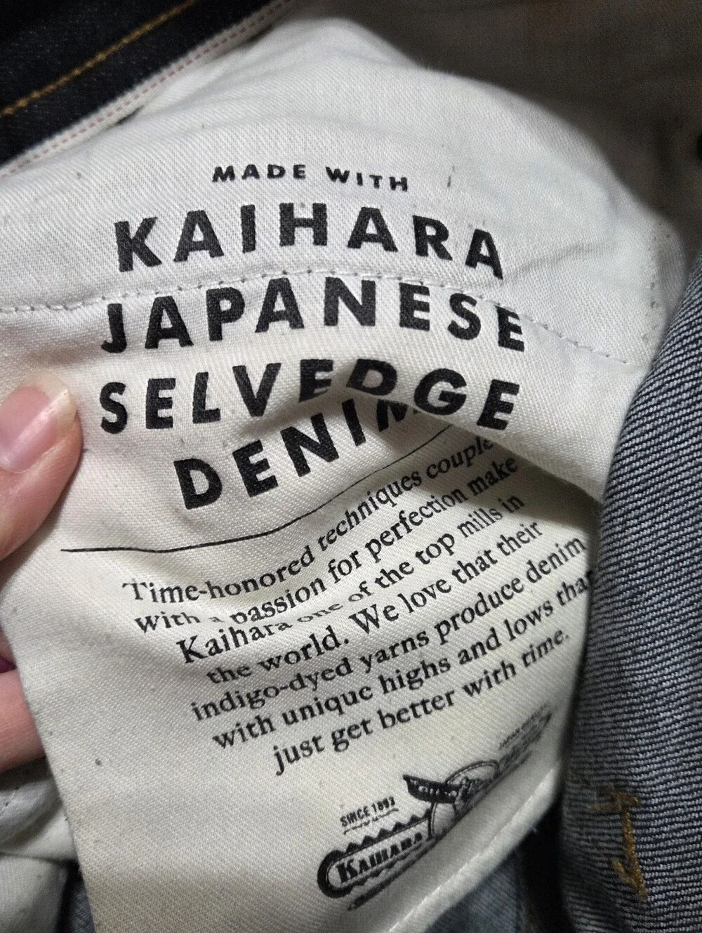 Banana Republic Kaihara Japanese Selvedge Denim Mens Size 29/30 Slim New Jeans